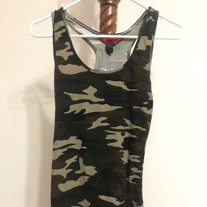 Workout camo tank top